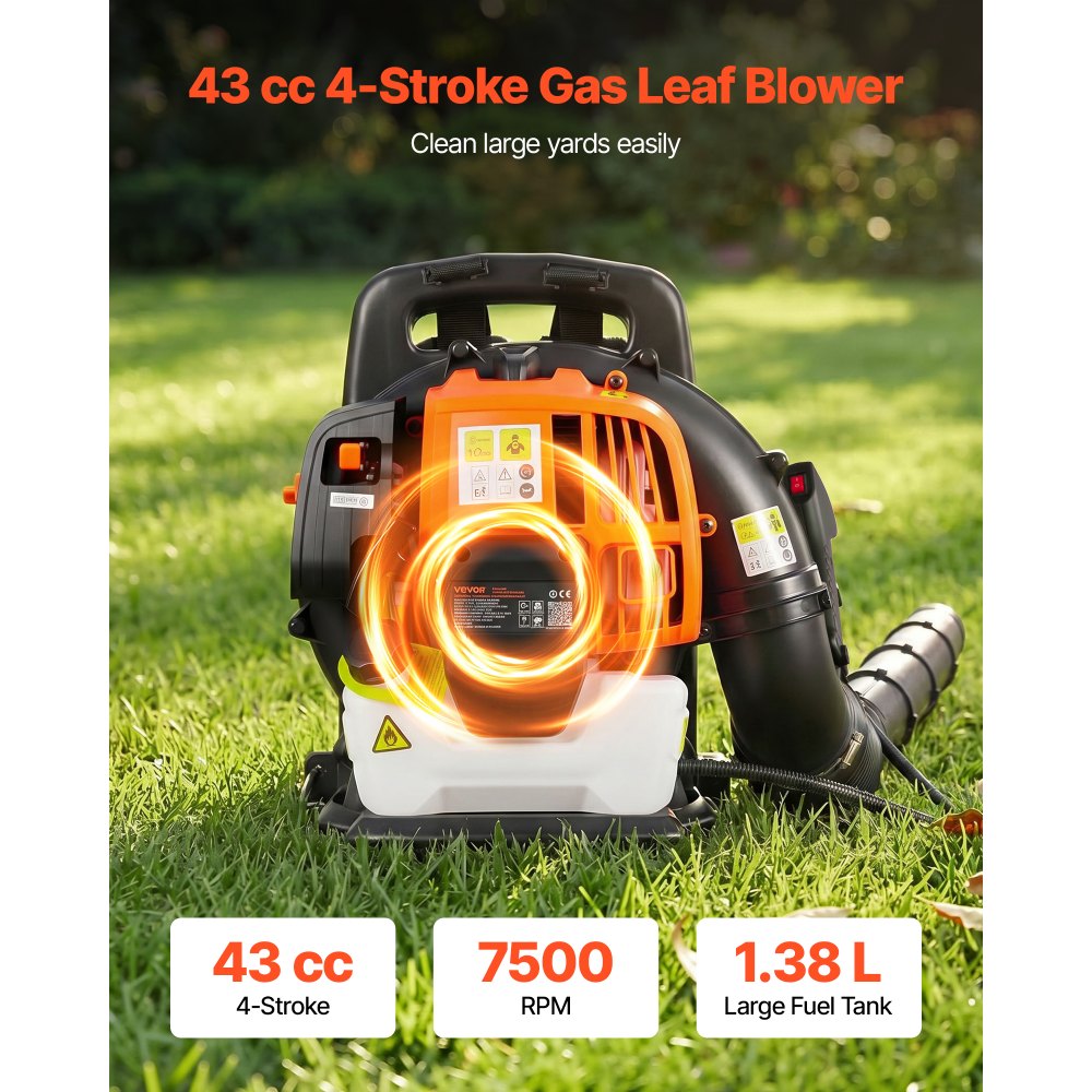 Backpack Leaf Blower in-use view 1