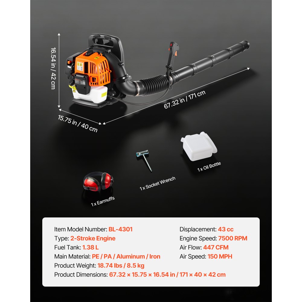 Backpack Leaf Blower in-use view 5