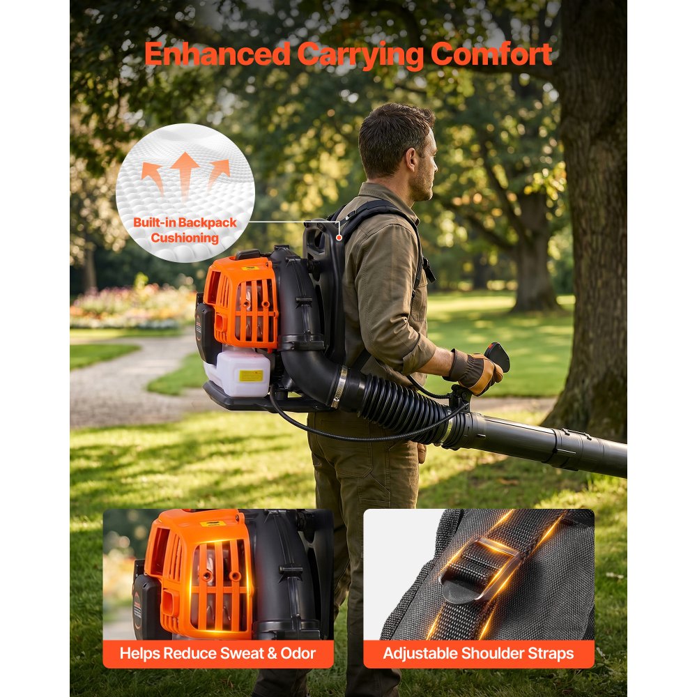 Backpack Leaf Blower in-use view 6