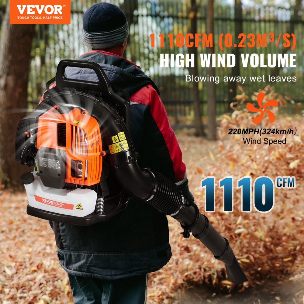 Backpack Leaf Blower in-use view 1