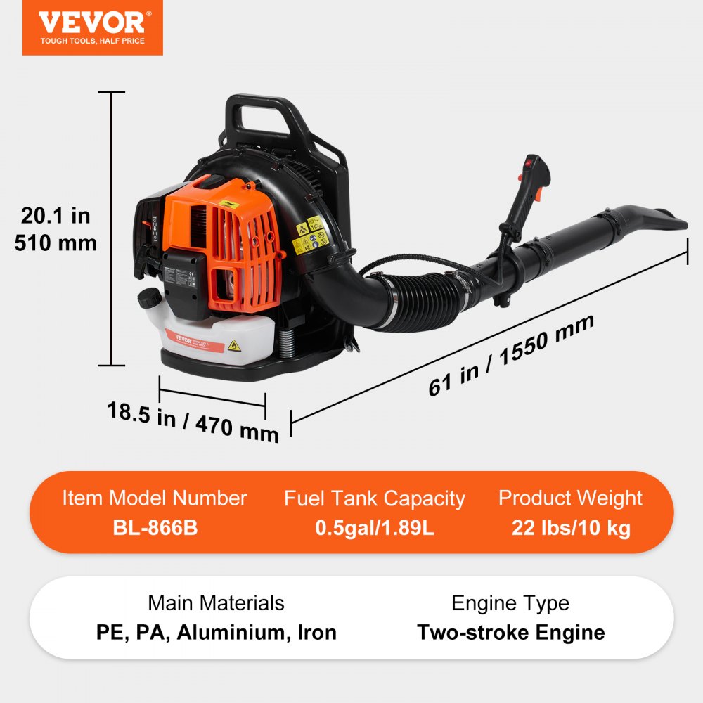 Backpack Leaf Blower in-use view 6