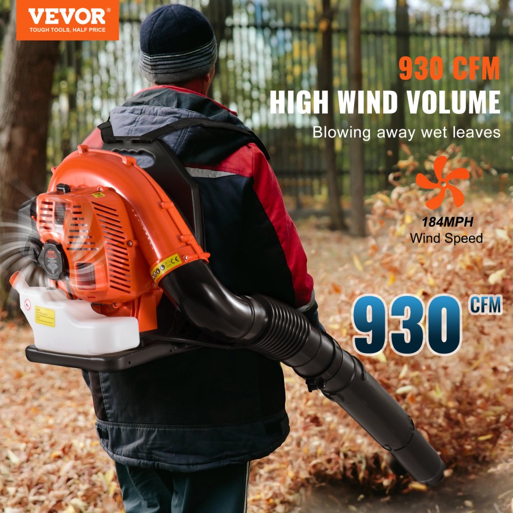 Backpack Leaf Blower in-use view 1