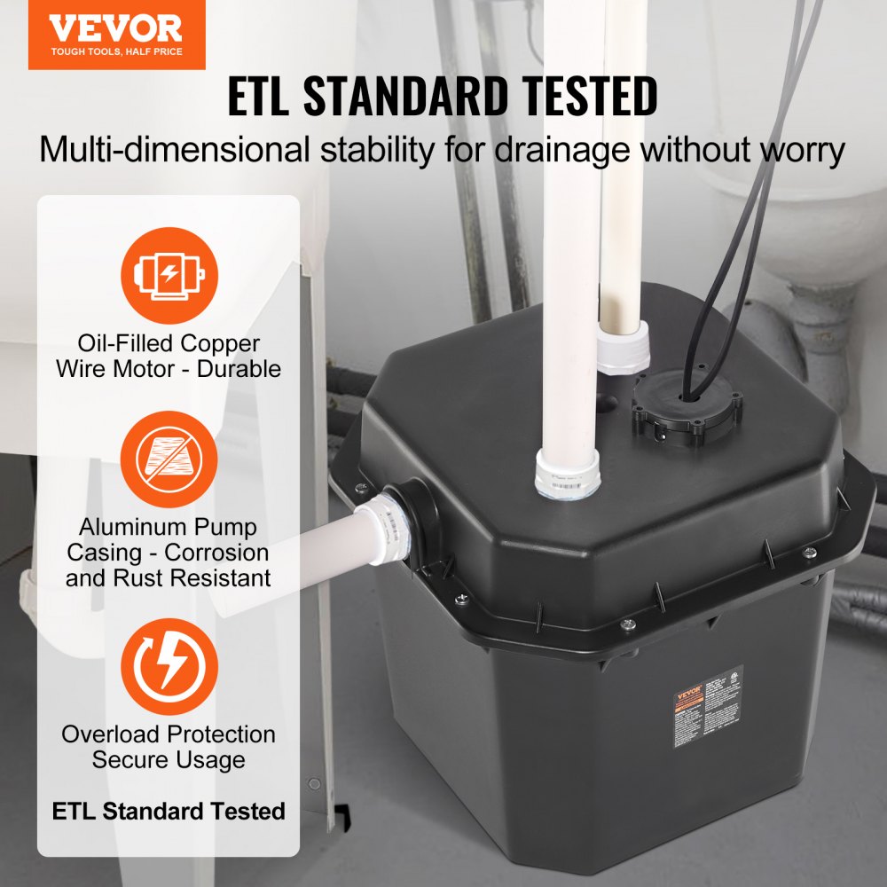 Utility Sink Pump in-use view 1