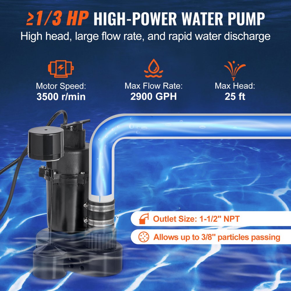 Utility Sink Pump in-use view 2
