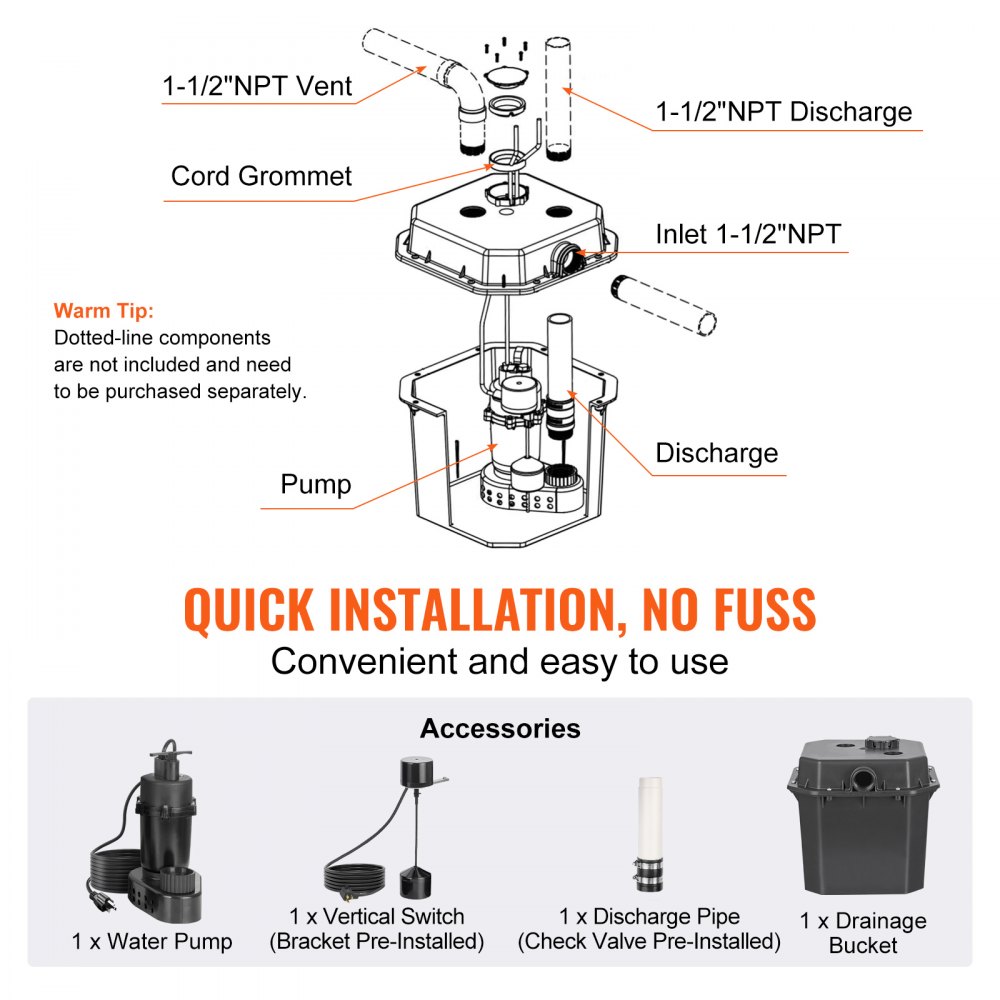 Utility Sink Pump in-use view 5