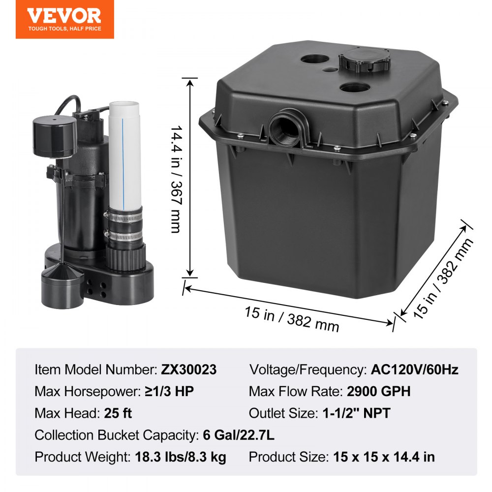 Utility Sink Pump in-use view 6