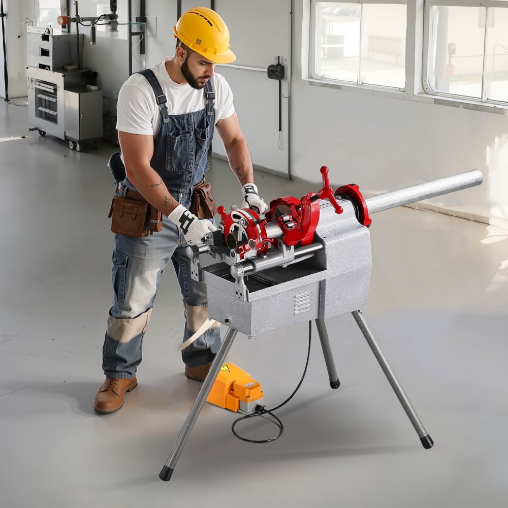 Electric Pipe Threader Machine