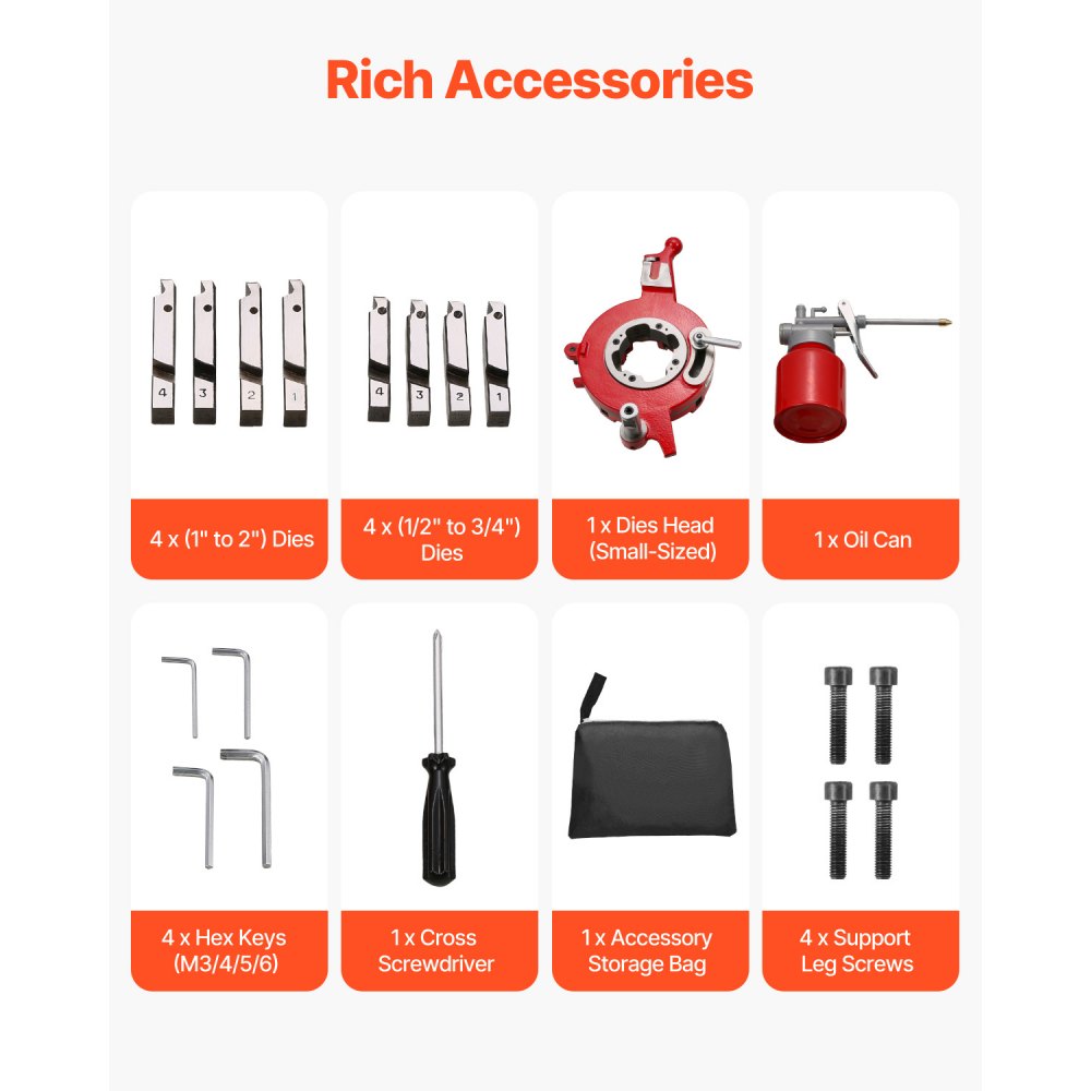 Electric Pipe Threader Machine in-use view 5