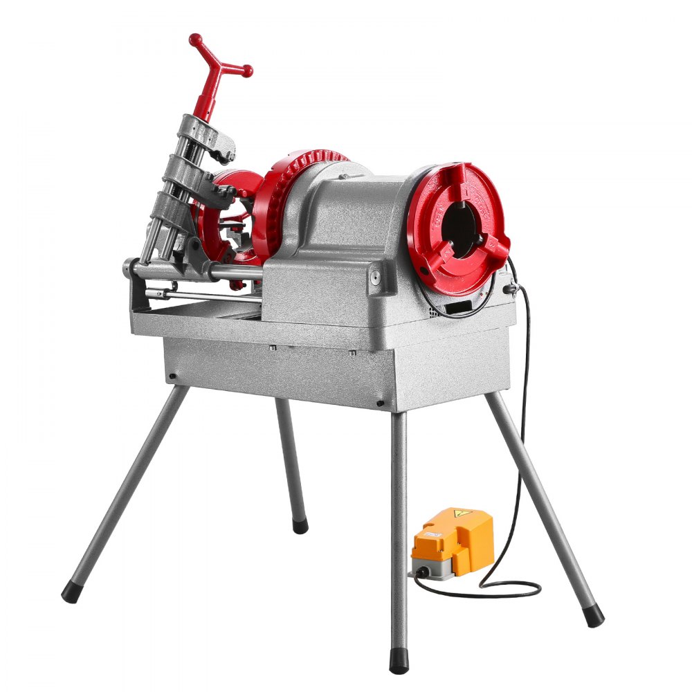 Electric Pipe Threader Machine — white background product photo 1