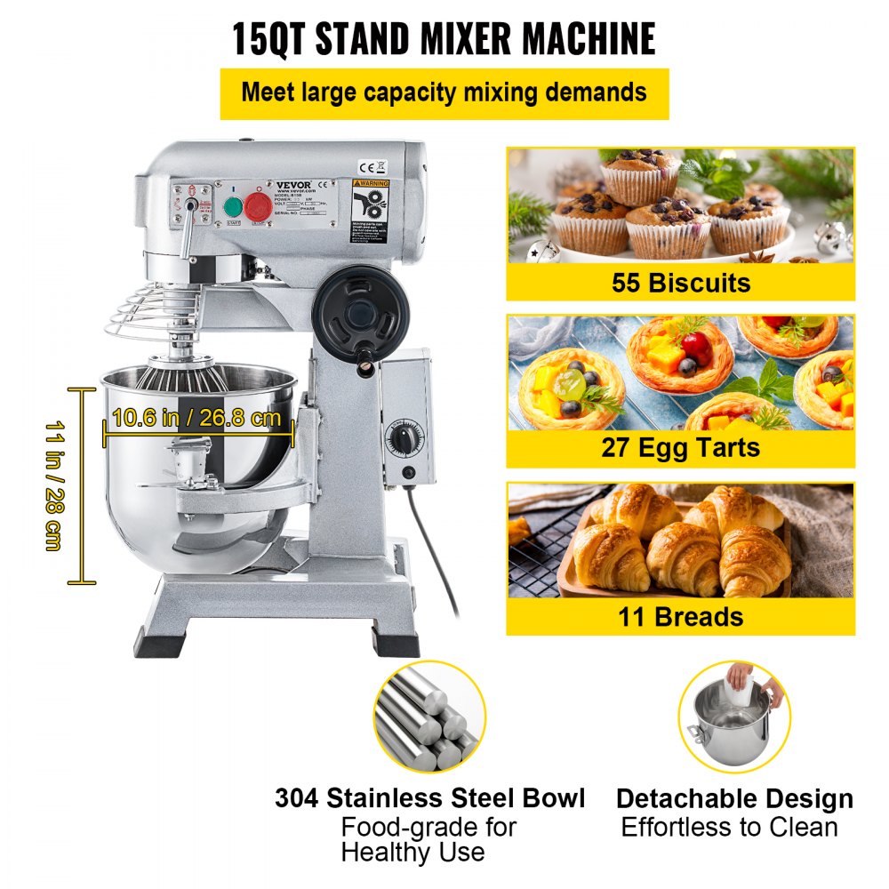 Commercial Food Mixer in-use view 2