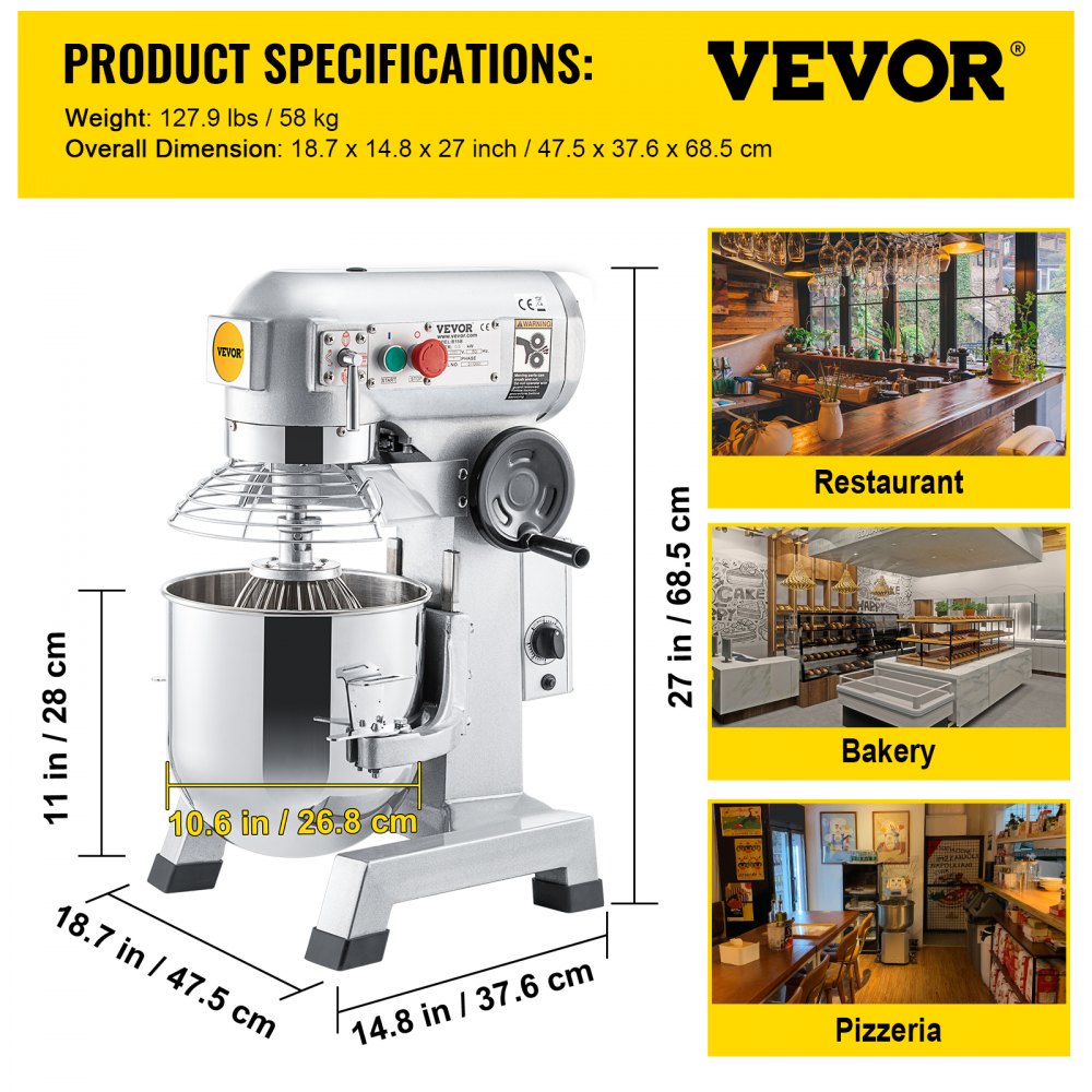 Commercial Food Mixer in-use view 6