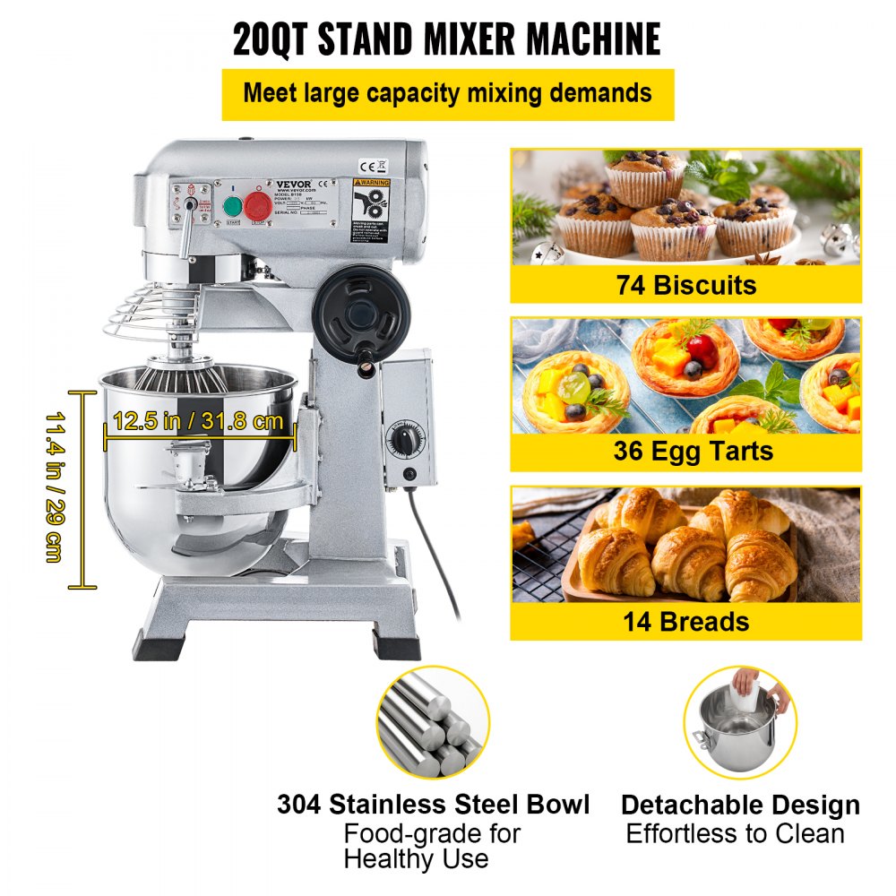 Commercial Food Mixer in-use view 2