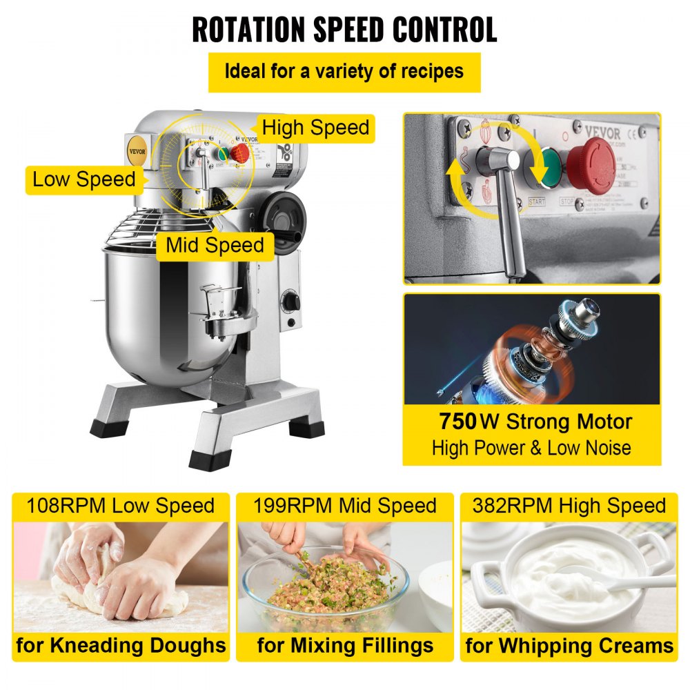 Commercial Food Mixer in-use view 3