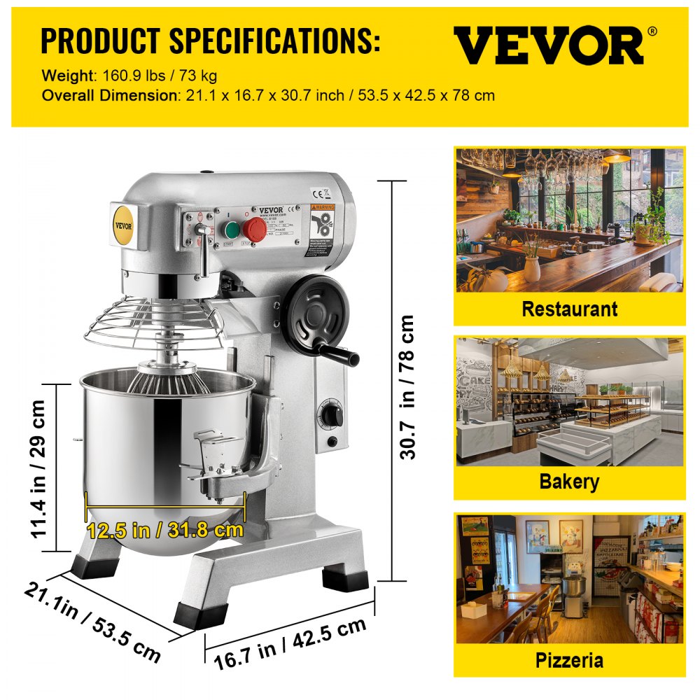Commercial Food Mixer in-use view 6