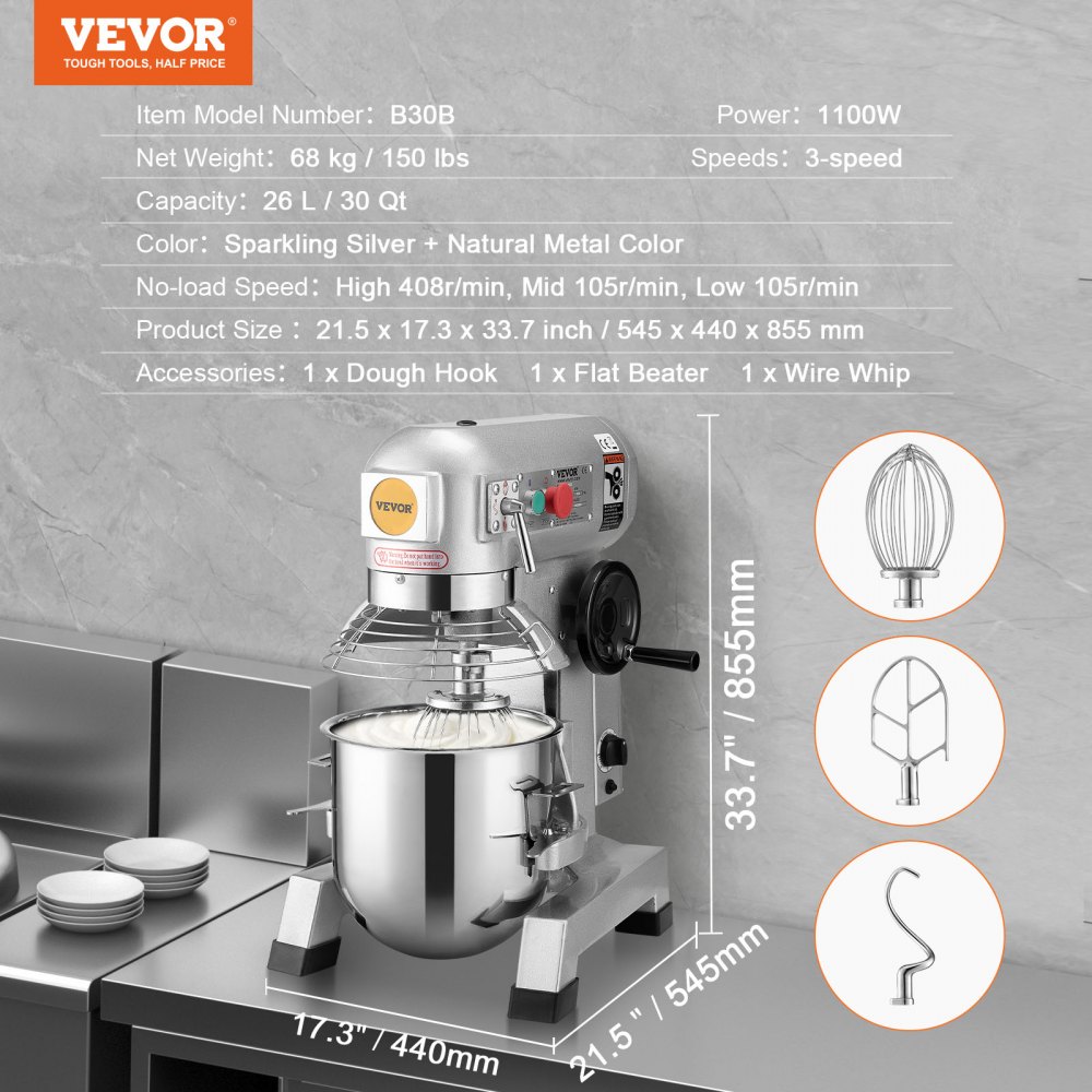 Commercial Food Mixer in-use view 6