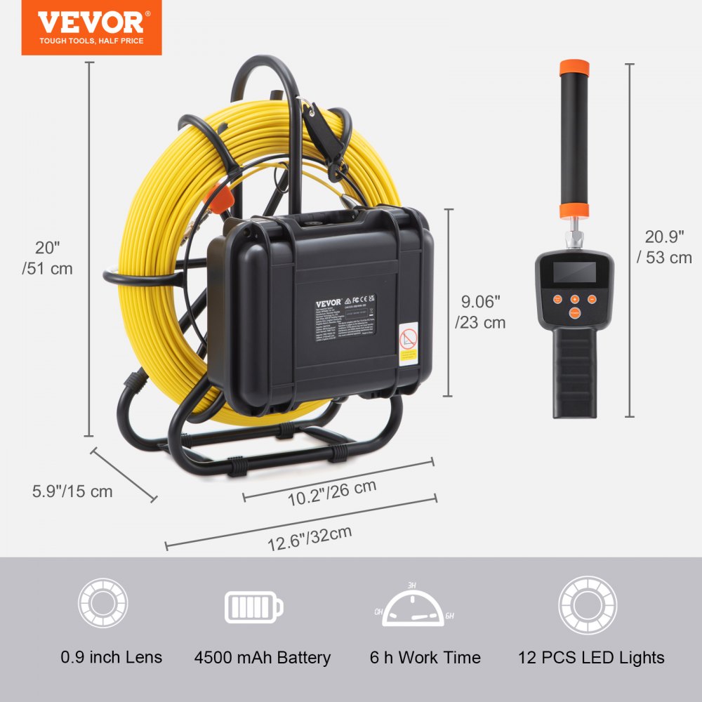 Sewer Camera with 512Hz Locator in-use view 6