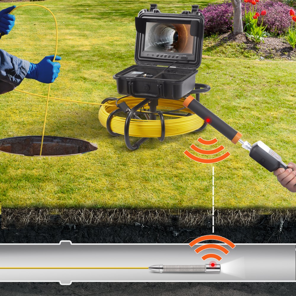 Sewer Camera with 512Hz Locator