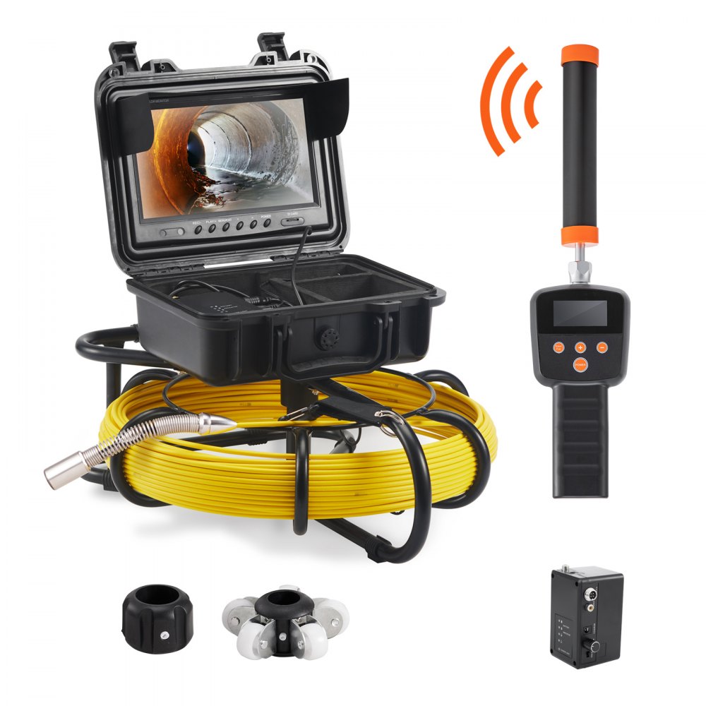 Sewer Camera with 512Hz Locator angle 2