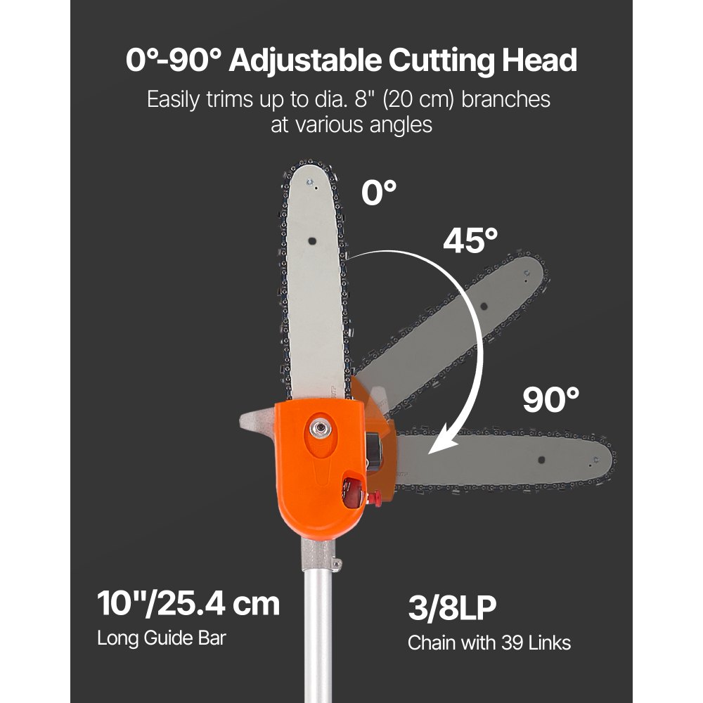 Gas Pole Saw in-use view 3