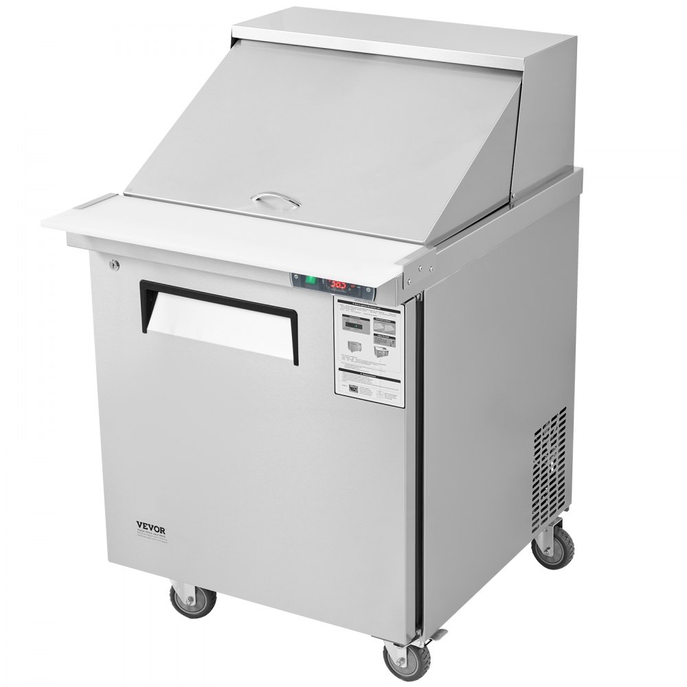 28" Commercial Refrigerator Sandwich & Salad Prep Table angle 4