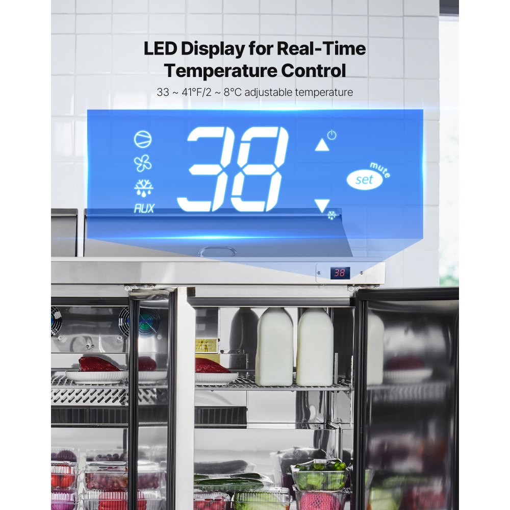 72"W Commercial Refrigerator in-use view 4