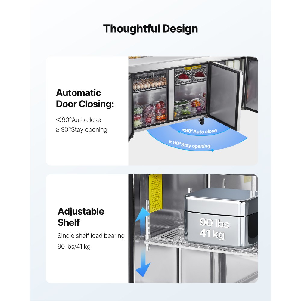 72"W Commercial Refrigerator in-use view 5