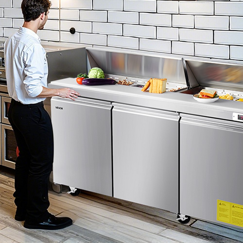 72"W Commercial Refrigerator
