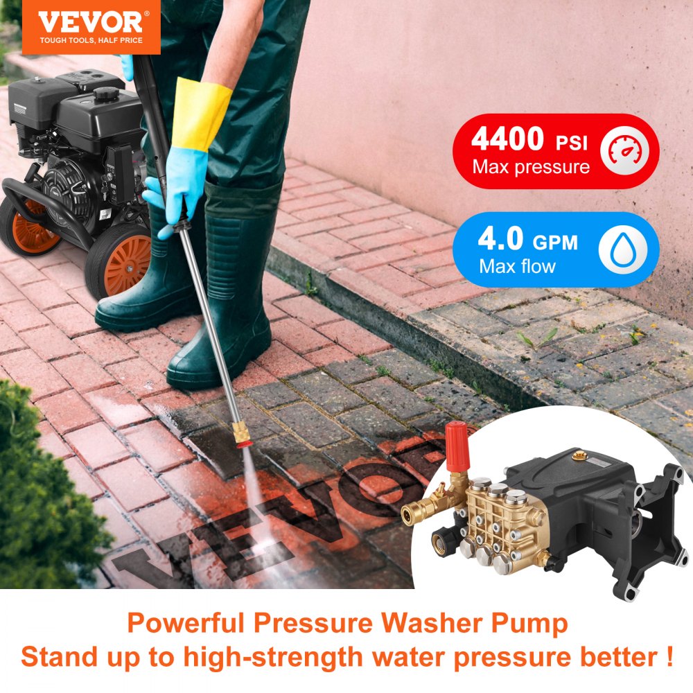 Pressure Washer Pump in-use view 1