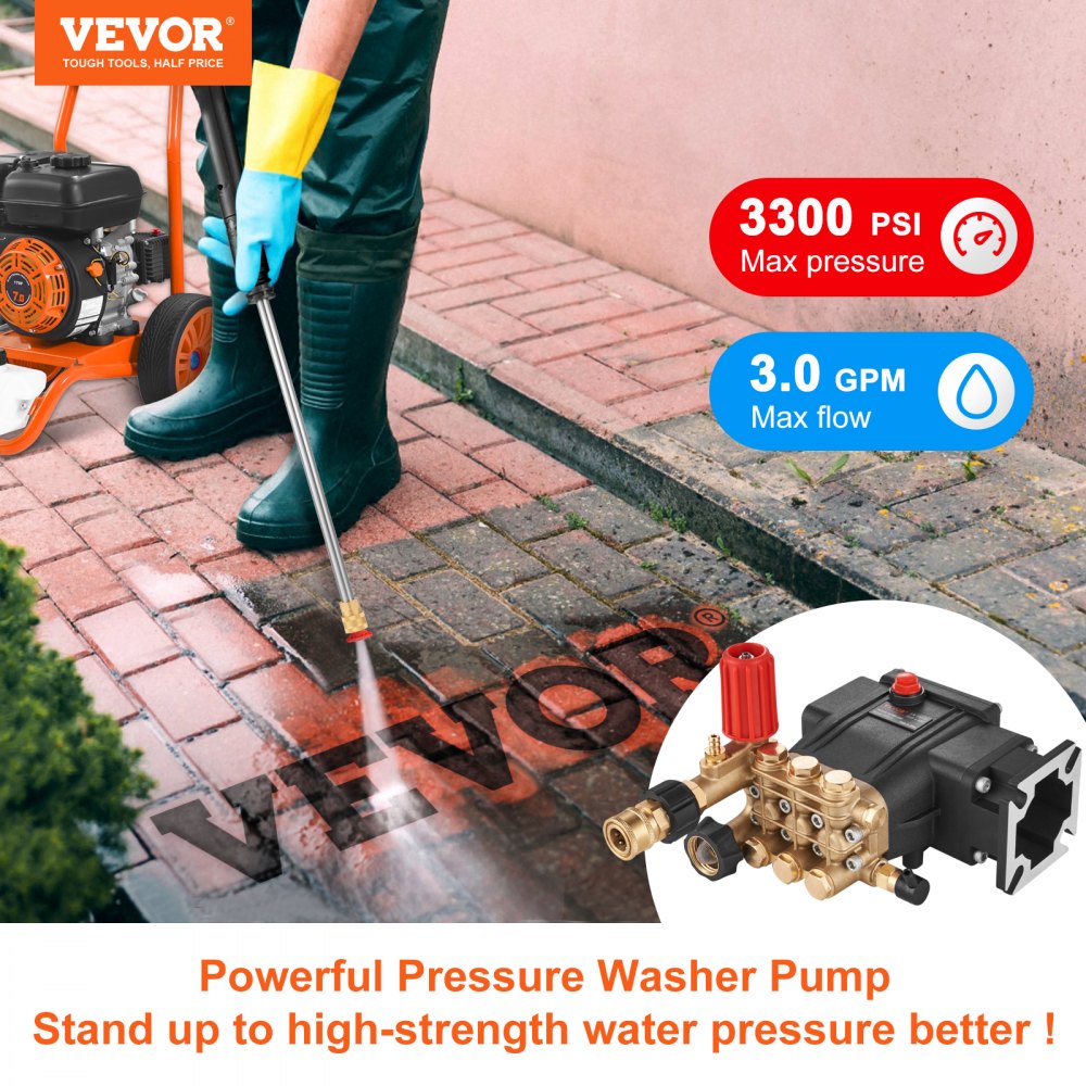 Pressure Washer Pump in-use view 1