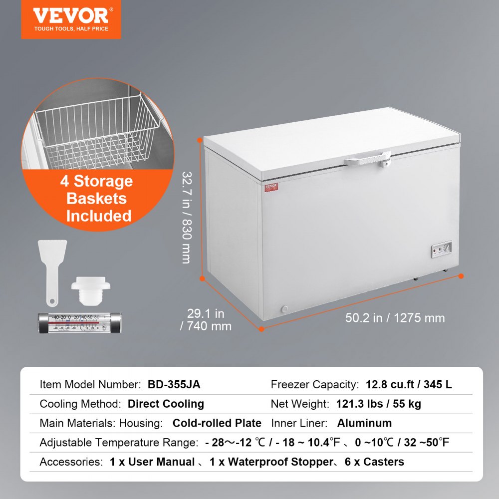 Chest Freezer in-use view 6