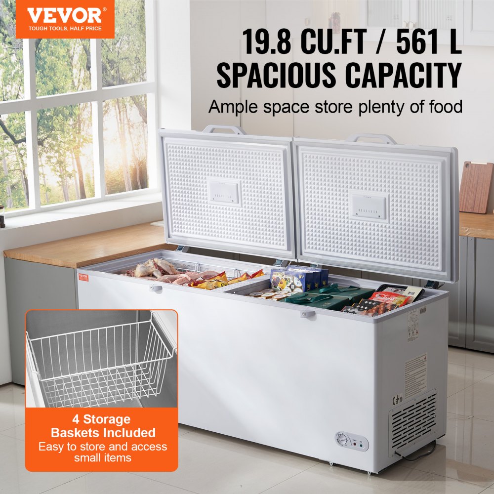 Chest Freezer in-use view 1