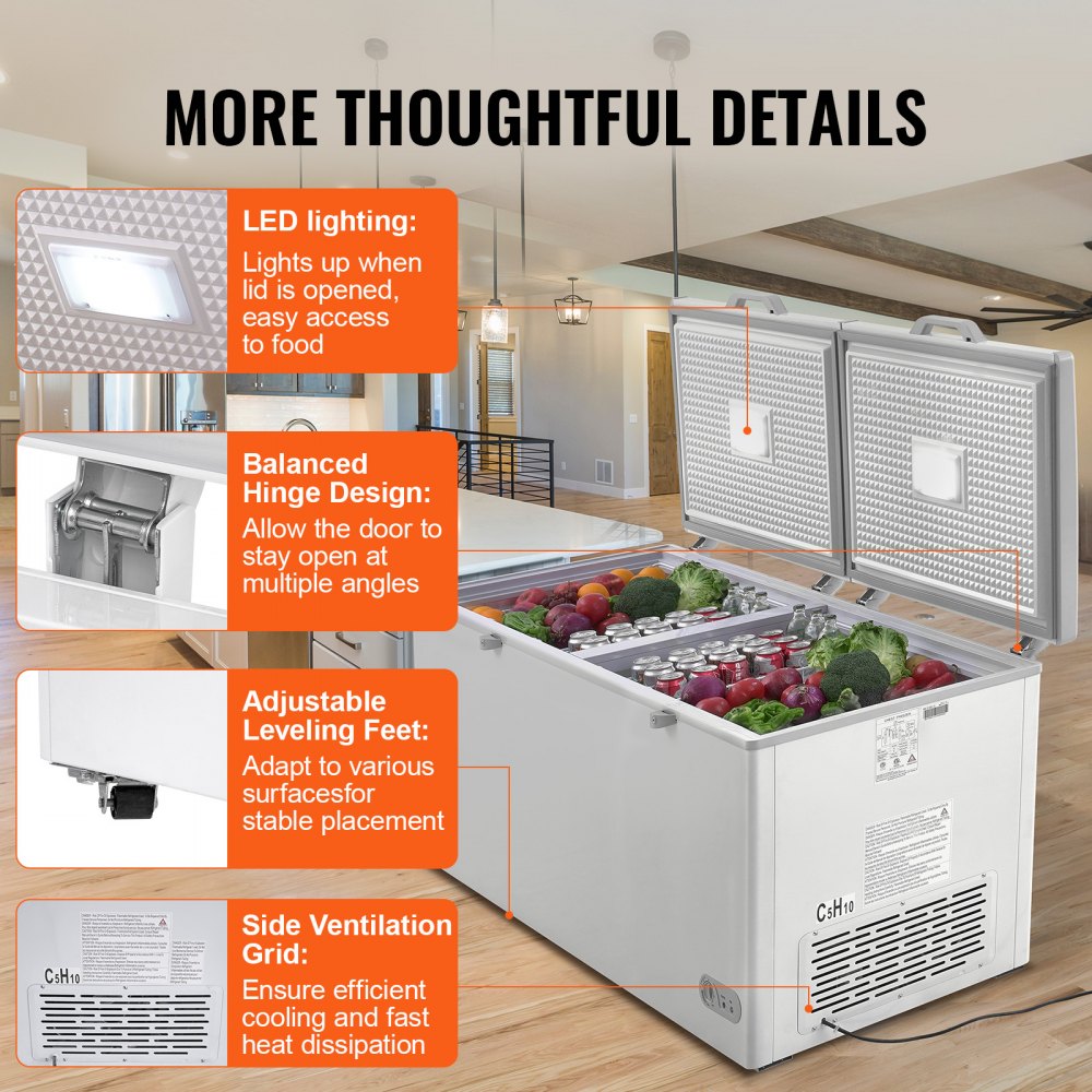 Chest Freezer in-use view 5