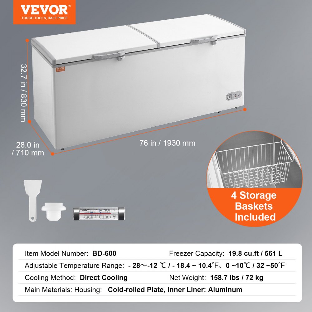 Chest Freezer in-use view 6