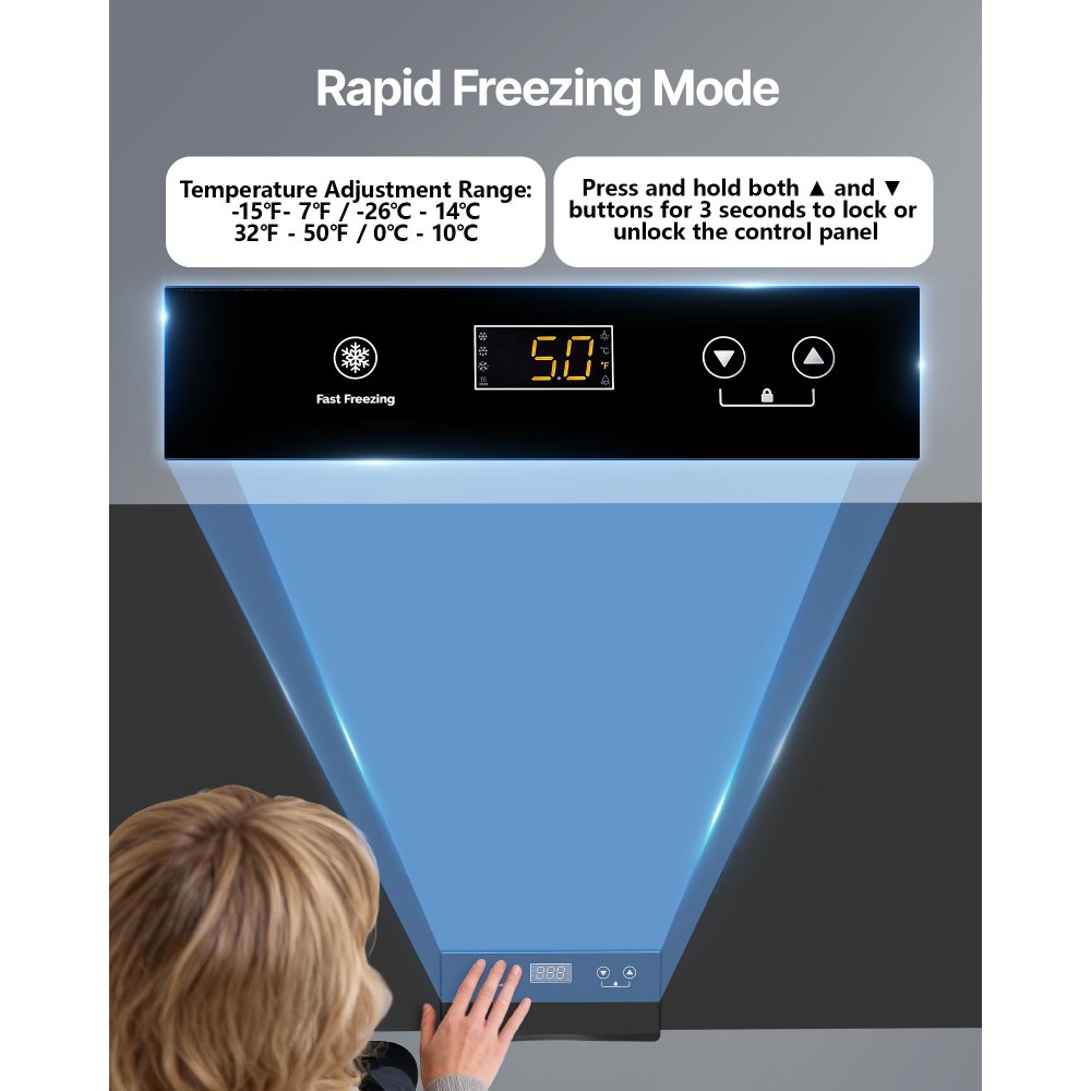 Chest Freezer in-use view 3