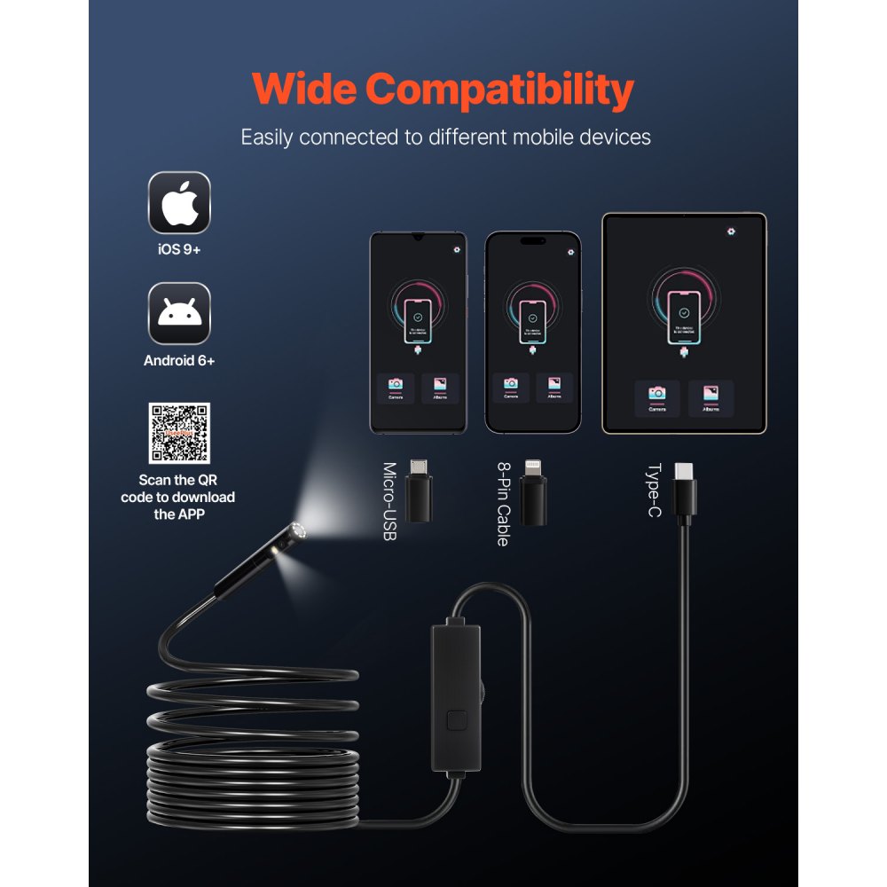 Endoscope Camera with Light in-use view 3