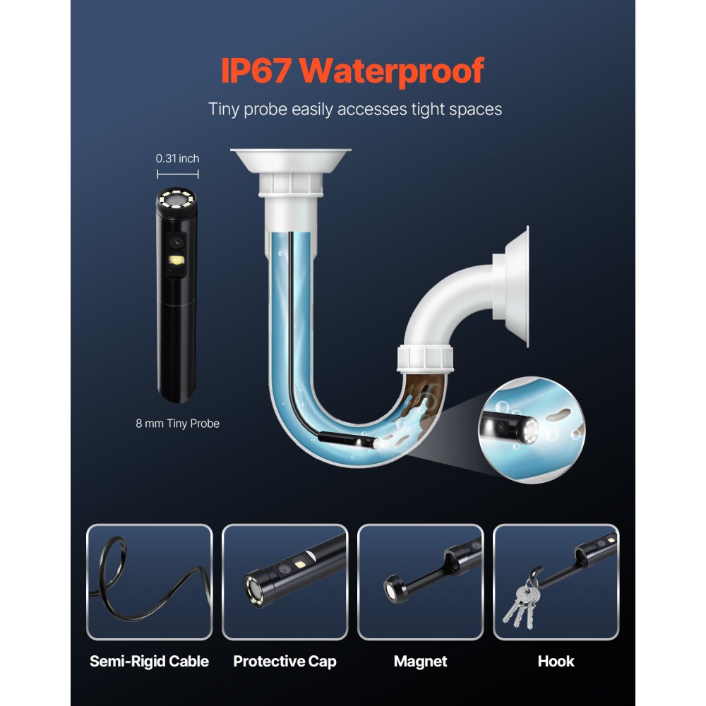 Endoscope Camera with Light in-use view 5