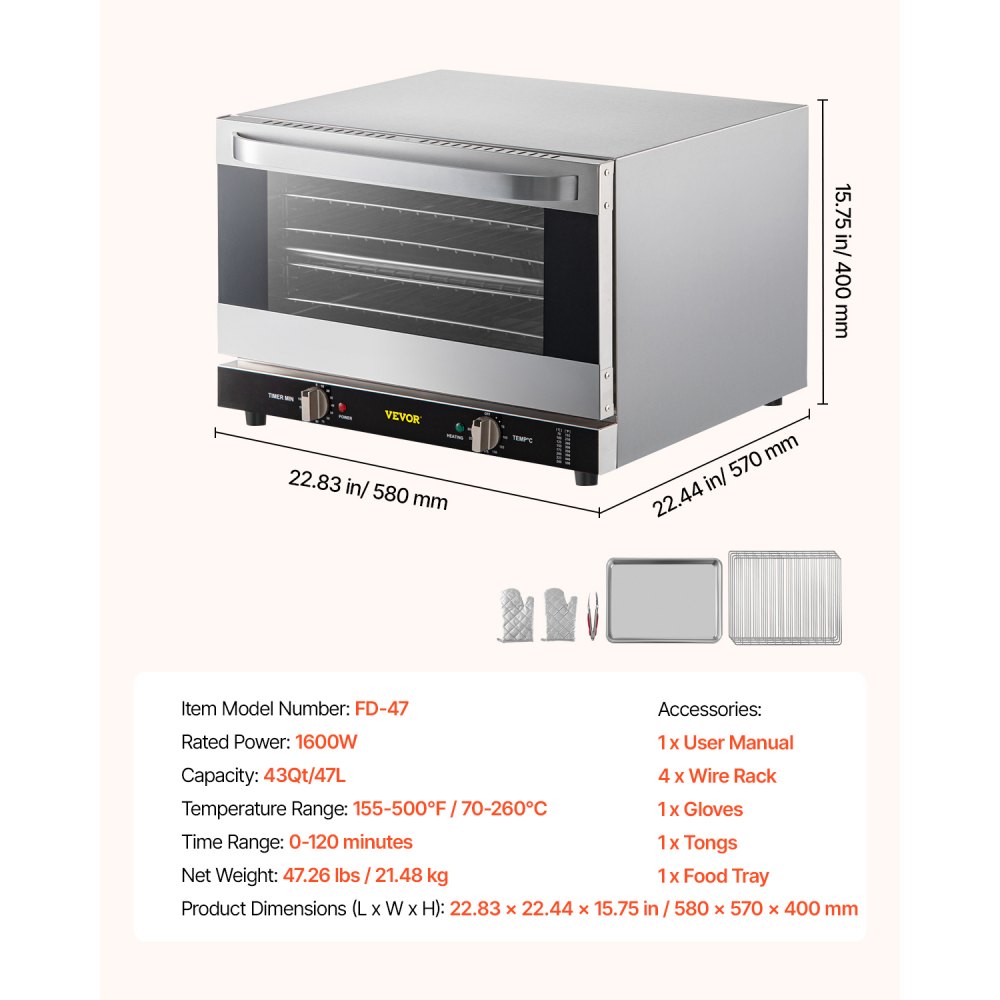 Commercial Convection Oven in-use view 6