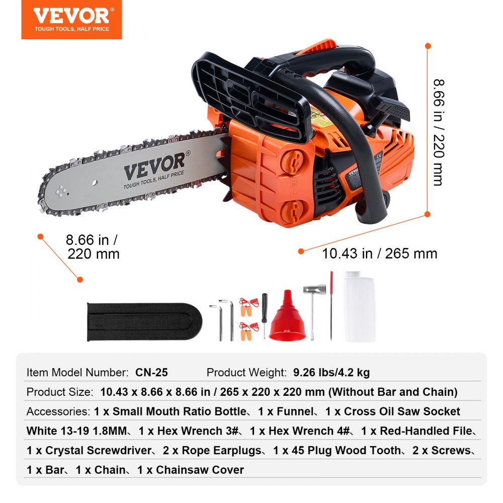 Gas Chainsaw in-use view 6