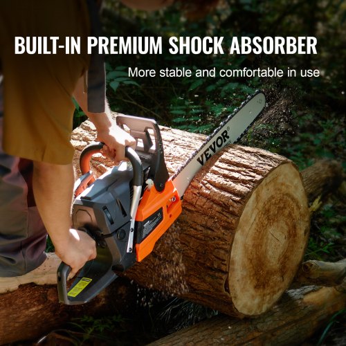 Gas Chainsaw in-use view 5