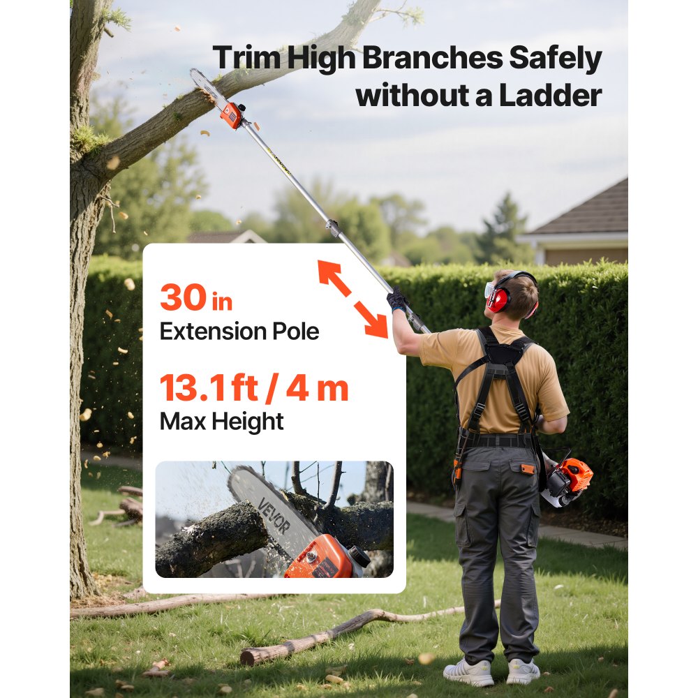 Gas Hedge Trimmer in-use view 3