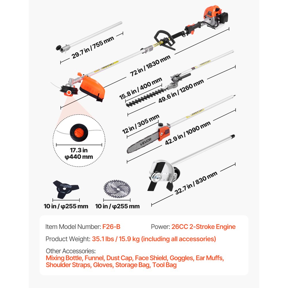 Gas Hedge Trimmer in-use view 6