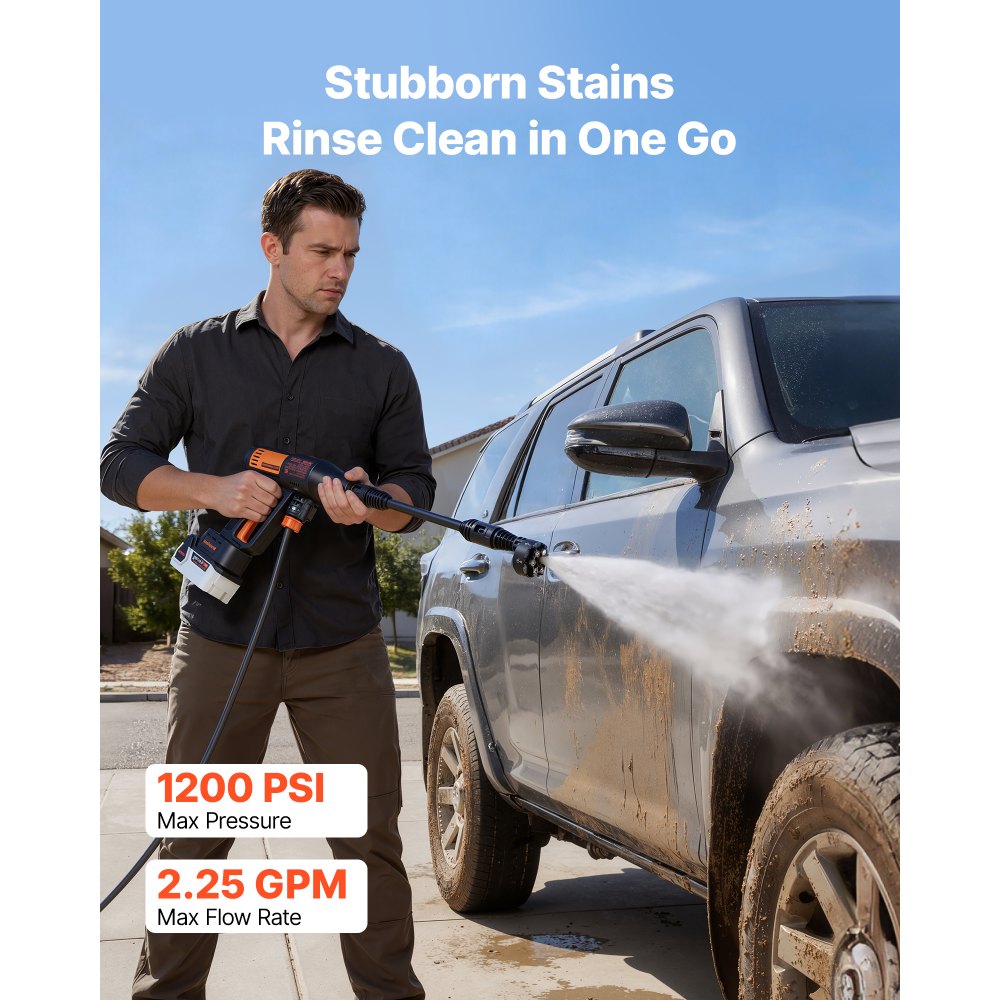 Cordless Pressure Washer in-use view 1