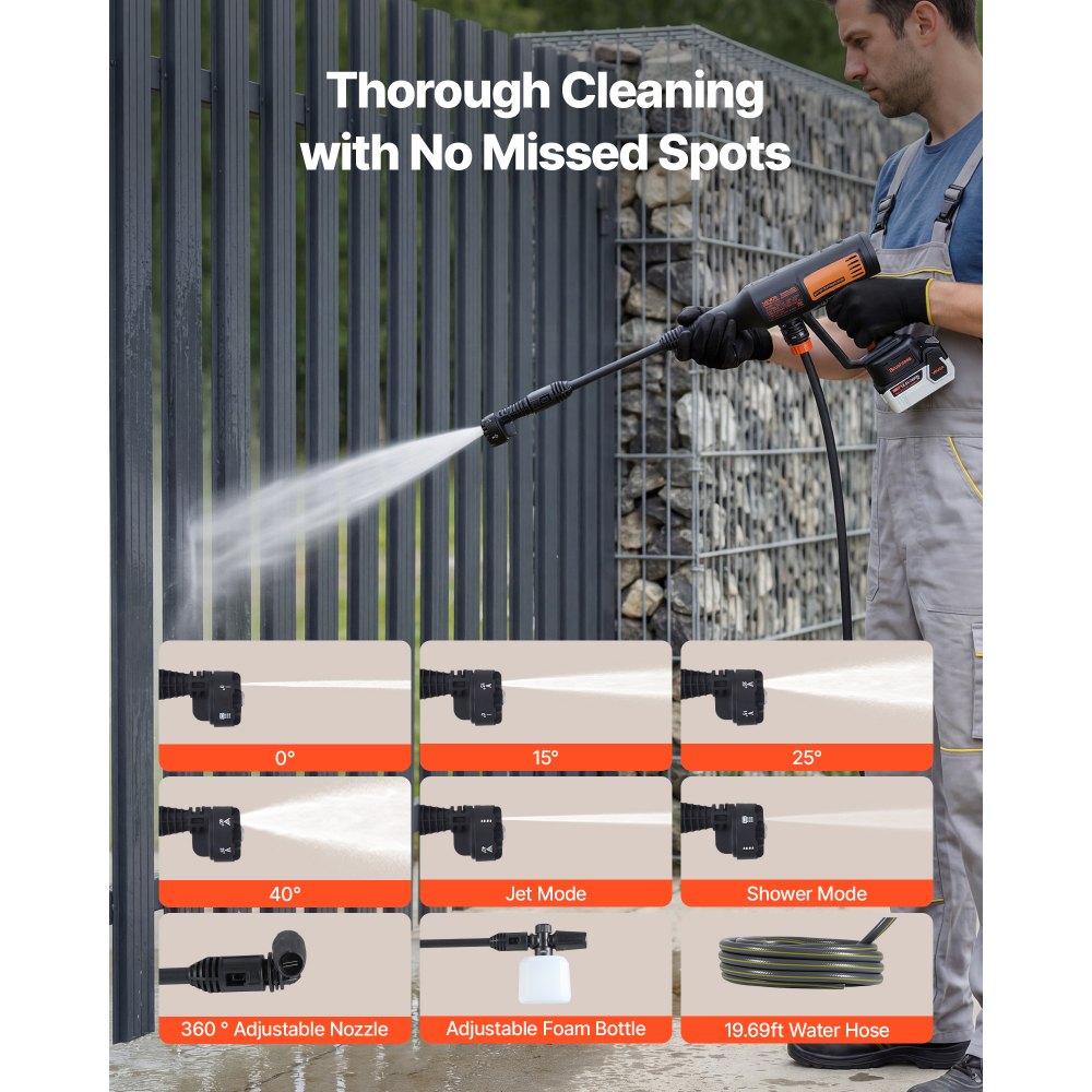 Cordless Pressure Washer in-use view 4