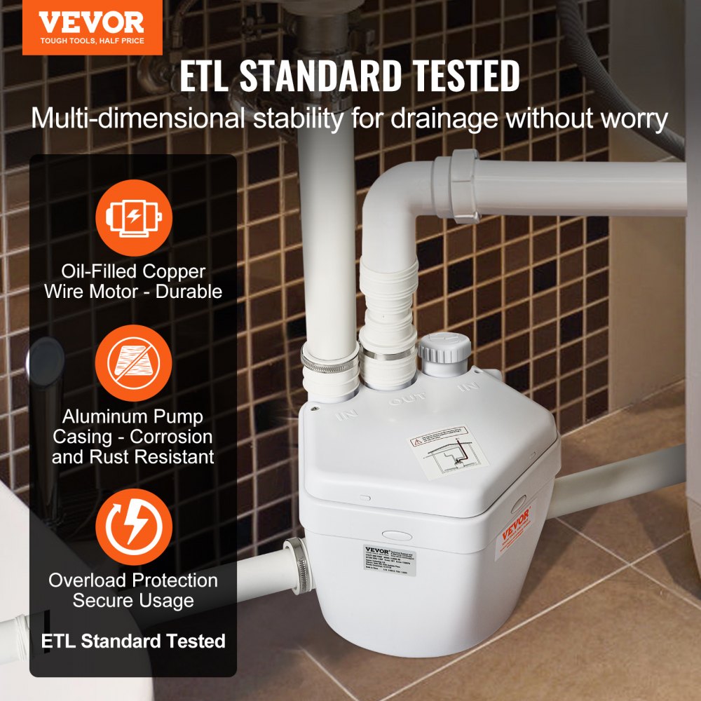 Utility Sink Pump in-use view 1
