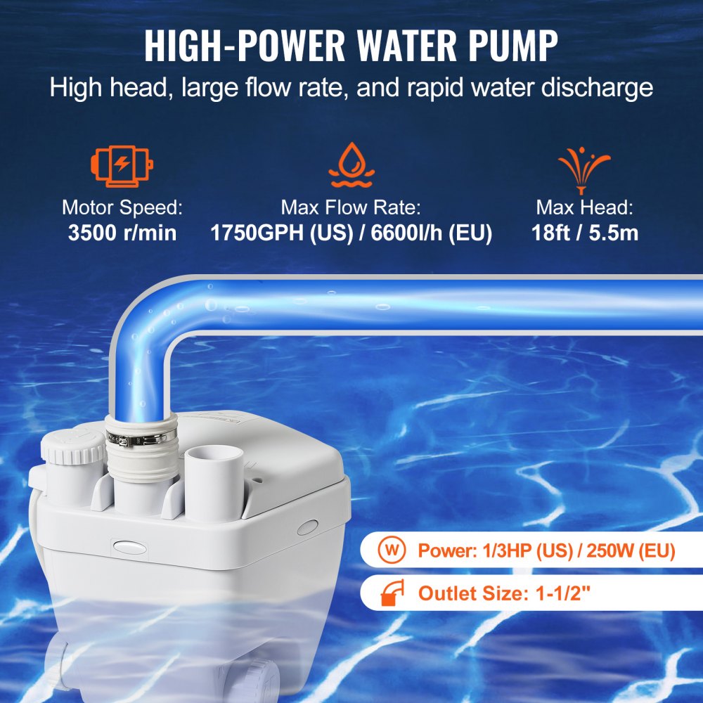 Utility Sink Pump in-use view 2