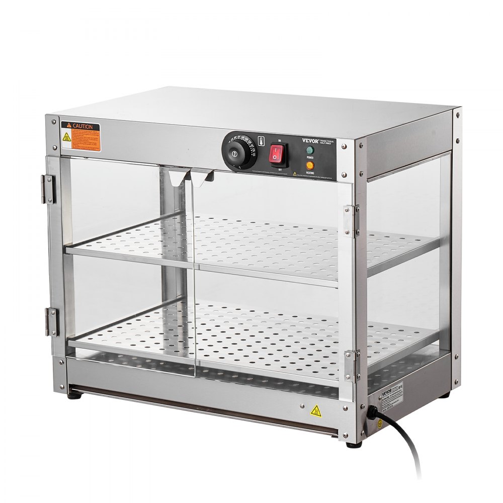 2-Tier Commercial Food Warmer Display angle 7