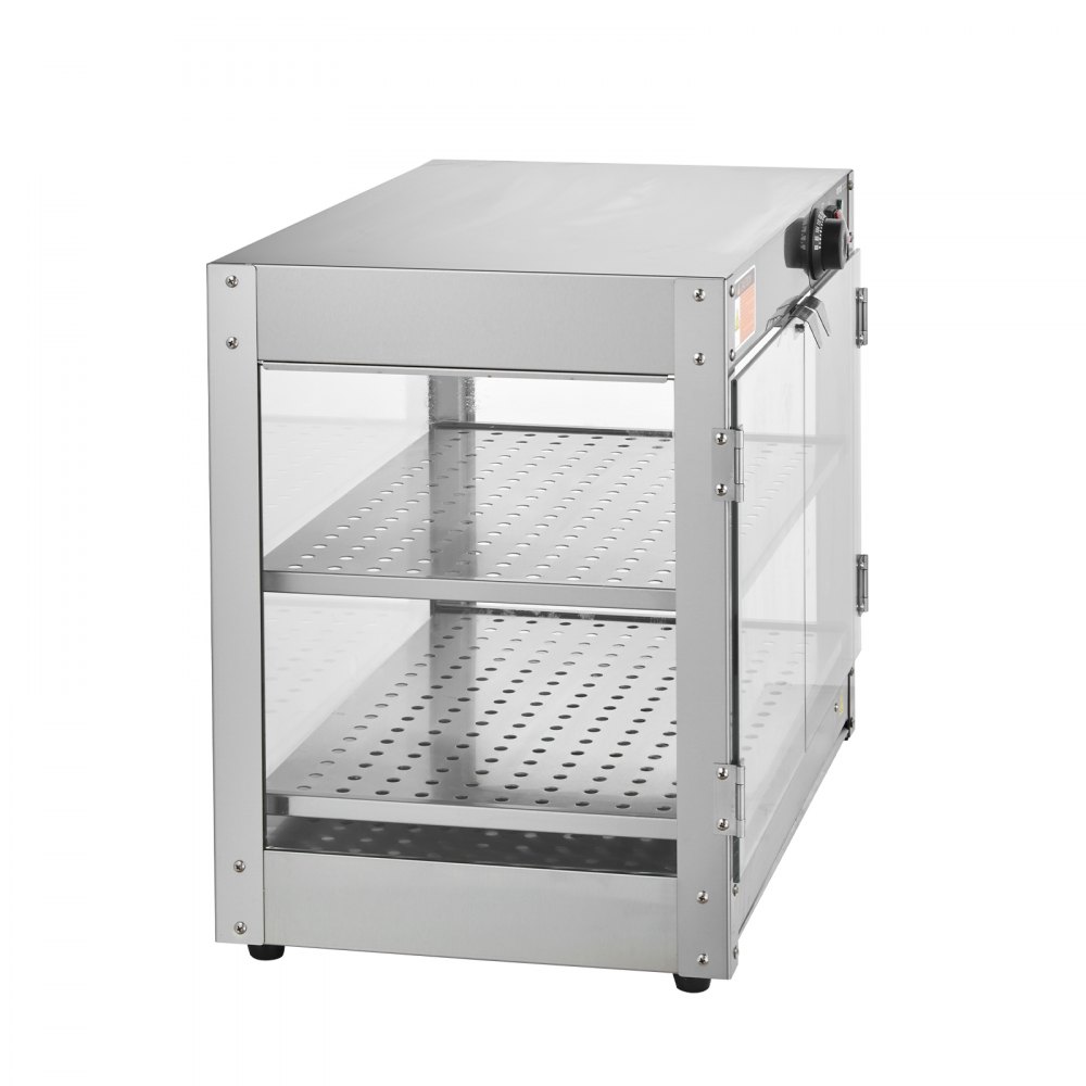 2-Tier Commercial Food Warmer Display angle 3