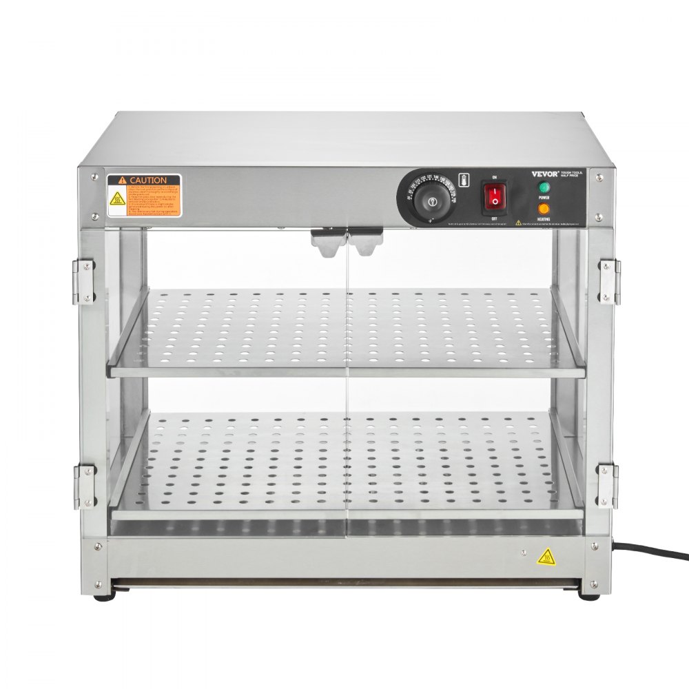 2-Tier Commercial Food Warmer Display angle 2