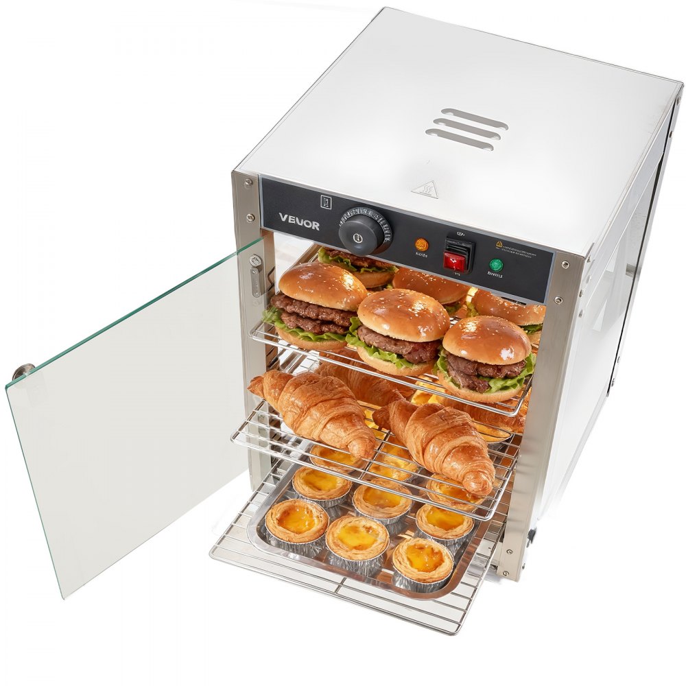 3-Tier Commercial Food Warmer Display angle 5