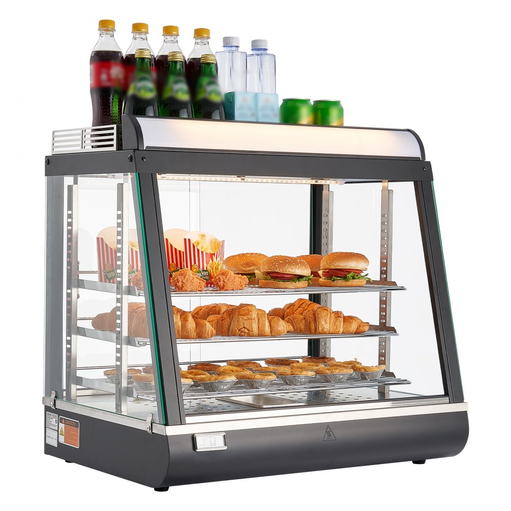 3-Tier Commercial Food Warmer Display angle 5